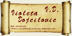 Violeta Dojčilović vizit kartica
